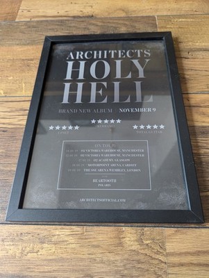 Architects Holy Hell + 2019 UK Tour Dates Framed Kerrang! A4 Ideal Gift