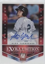 2012 Elite Extra Edition Aspirations Die-Cut Signatures Alex Yarbrough Auto k4p