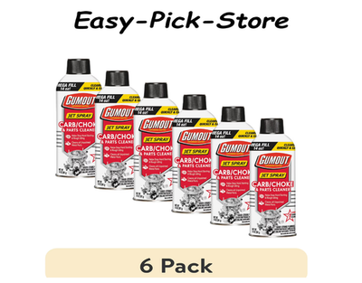 #ad Pack of 6 Gumout Carb And Choke Carburetor Cleaner 14 Oz. Engine Parts Spray. $19.99