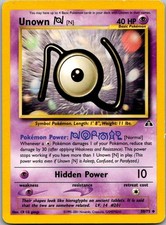 Unown N Unlimited Uncommon Neo Discovery 50/75 MP on eBay