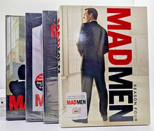 Mad Men Complete Seasons 1-4 DVD Set 16 Discs Jon Hamm Drama TV Show