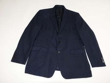 Jos. A. Bank Men's Reserve Blazer Size 44 Long Navy Blue 2 Button Jacket 44L