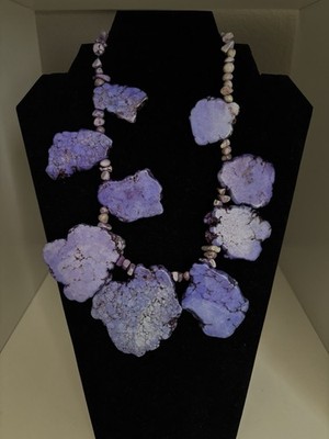 EXCLUSIVE Design Necklace - Purple Mojave Turquoise Style
