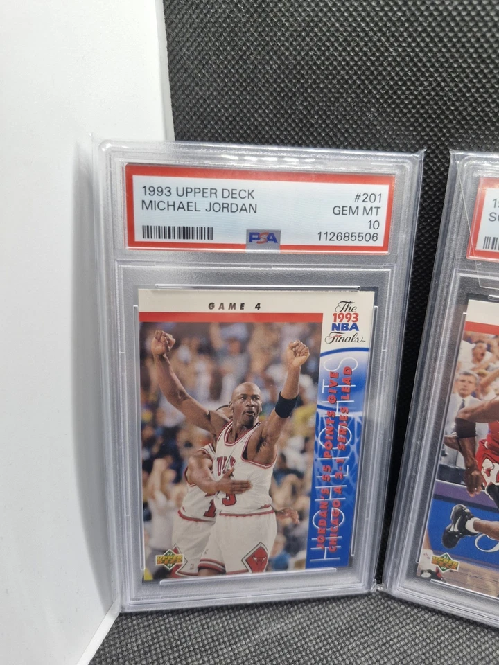 1993 Upper Deck Michael Jordan - Scottie Pippen PSA 10 3x Lot - Bild 2 von 4