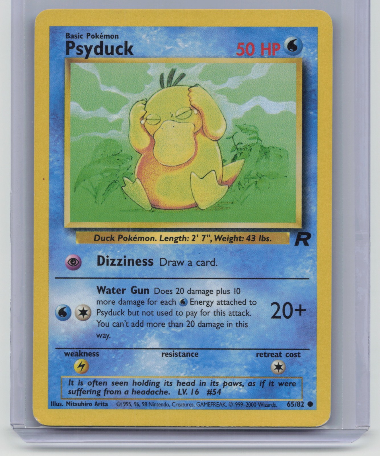 Psyduck Common Team Rocket 65/82 NM