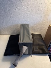 VINTAGE COAST 120 CASSETTE TAPE ZIP CARRING CASE DOUBLE SIDED W/ STRAP