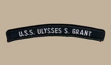 US Navy SSBN-631 USS Ulysses S. Grant Submarine UIM Shoulder Rocker Tab