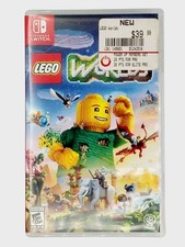 WORKING LEGO Worlds - Nintendo Switch Cartridge Case Complete Video Game Set