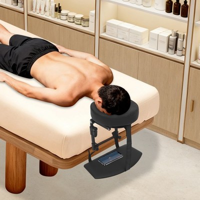 Adjustable Massage Face Cradle Pillow 180° Angle Bed Mount Headrest Support