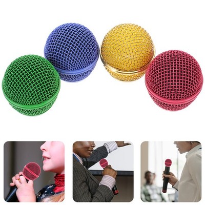4 Pcs Grillkopf Farbige Accessoires Mikrofonabdeckung Windschutz Für Mikrofone