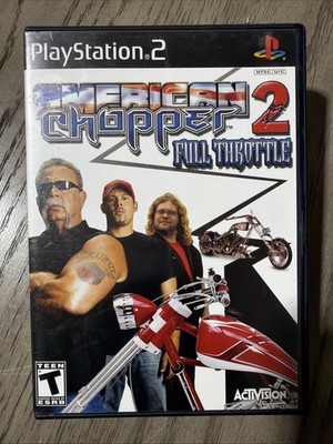 American Chopper 2 Full Throttle Sony PlayStation 2 PS2 Game CIB T Racing Tested
