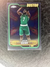 Jaylen Brown Topps Chrome - Prism Refractor 28 NM