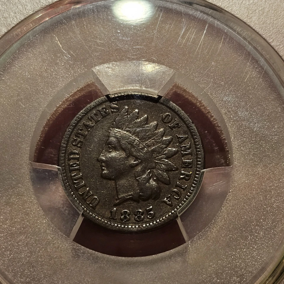 1885 Indian Head Cent Penny PCGS VF20 Very Fine - Image 2 of 4