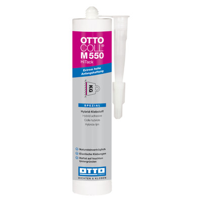 Ottocoll M550 HiTack Hybrid-Klebstoff C01 weiss