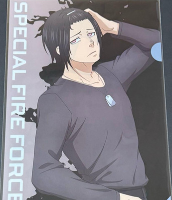 Fire Force Season 3 clear file Benimaru Shinmon BLACK COLLECTION by ZOZOTOWN
