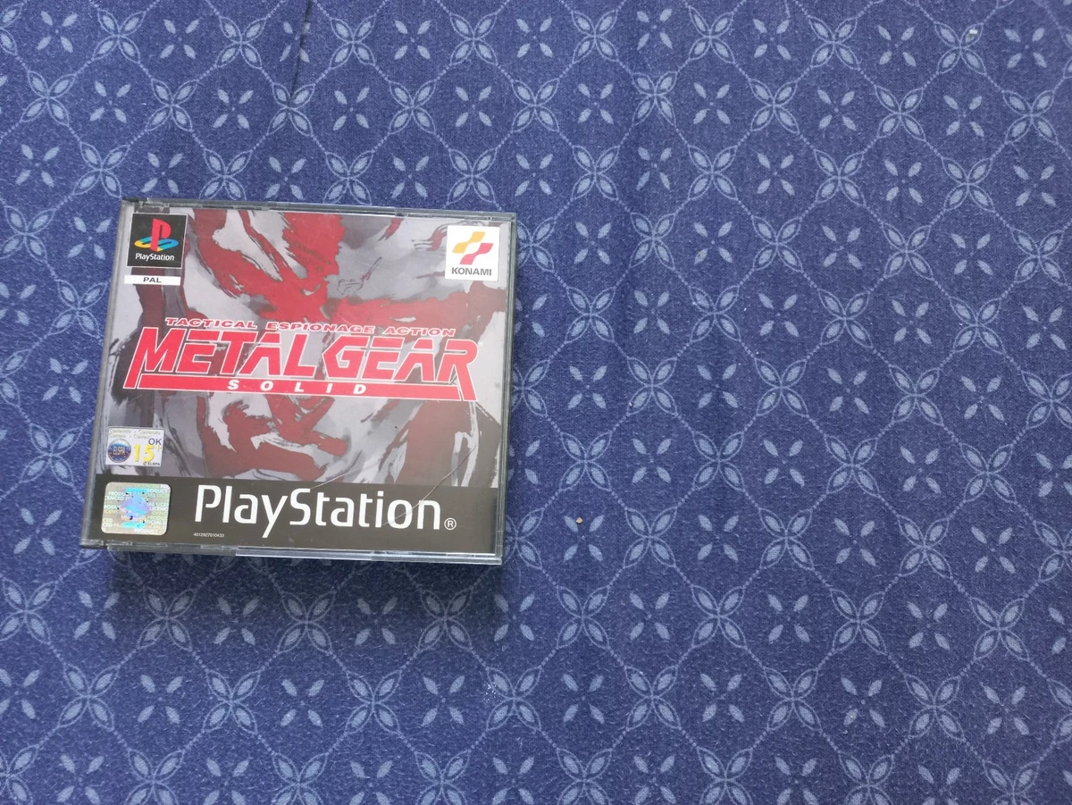 JEU SONY PLAYSTATION 1 PS1 Metal Gear Solid sans notice EUR 27,00 JEU SONY PLAYSTATION 1 PS1 Metal Gear Solid sans notice EUR 27,00