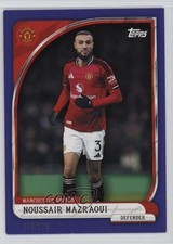 2025 Topps Manchester United FC Collector Tin Purple /175 Noussair Mazraoui 0jr6