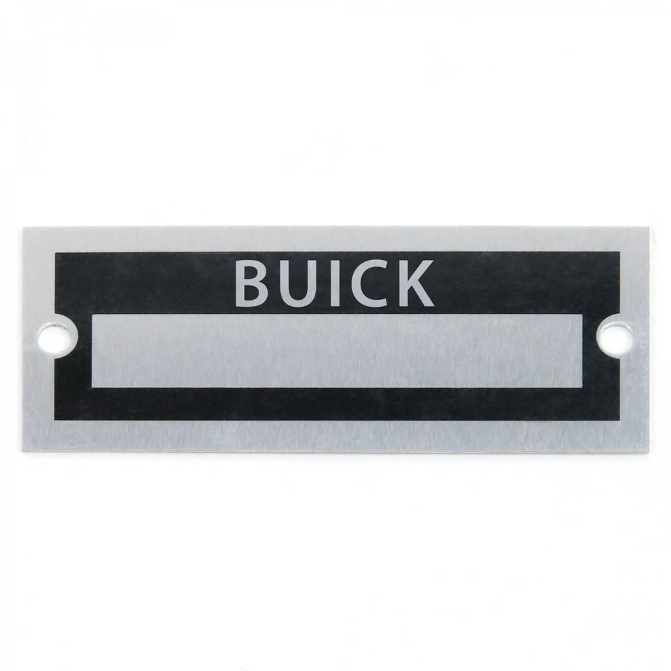 Buick Name Plate Serial Data Tag Regal Apollo Skylark Roadmaster Special GSX - Image 2 of 4