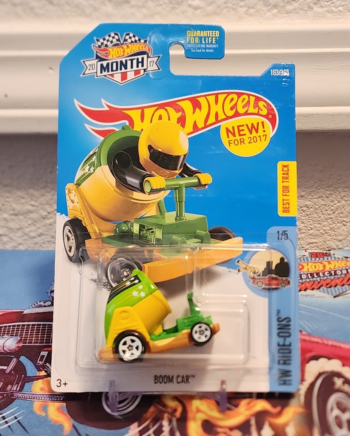 Hot Wheels Boom Car Yellow & Green