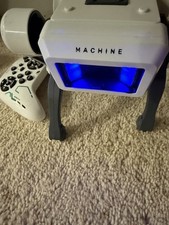 Smart 4-Leg Robot Dog Toy w/ LED Face Screen, White/Gray, 2020