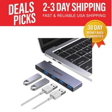 Compact USB Type C Docking Station - 4 Ports for Maximum Device Efficiency