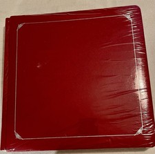 Creative Memories 12 X 12 Album - Cranberry Red With Silver Trim Old Style NEW