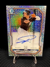 2026 Bowman Chrome Prospects Josue Briceño #BMA-JB Mojo Refractor Auto Tigers