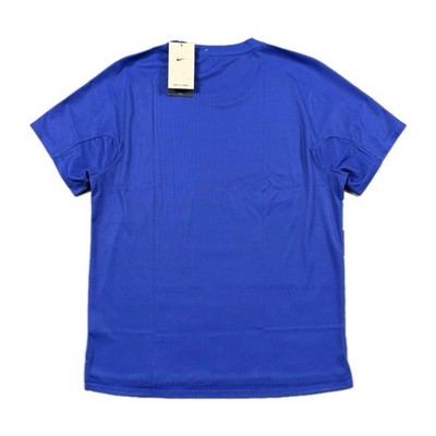 Nike Court Slam Tennis Slim Fit Shirt Carlos Alcaraz Blue Green XL