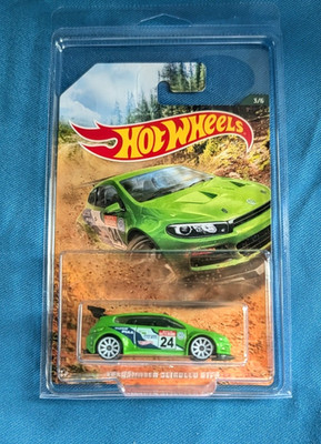 Hot Wheels Volkswagen Scirocco GT24 Green VW HW Backroad Rally Series 3/6 1:64