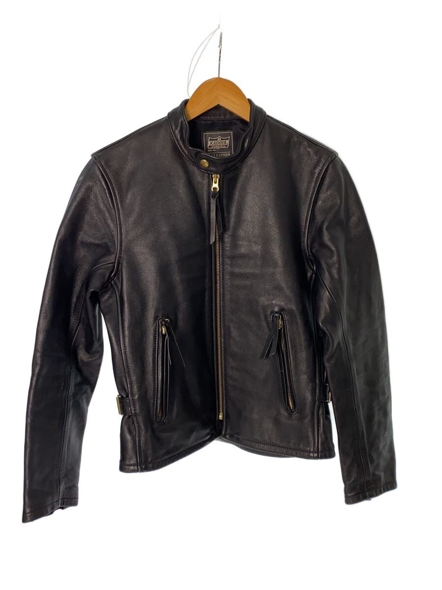 Kadoya Single Riders Jacket/M/Cowhide/Blk/Lcswl// 3479