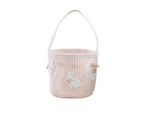 Easter Beaded Bucket - 7 1/2" x 8 1/2" - Pink
