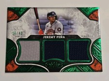 Topps 2025 Tier One Jeremy Peña Game-Used Relic #T1R-JP Astros 08/49