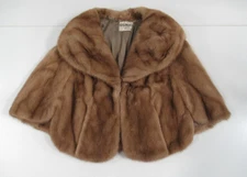 VTG Whitner's Reading Pa. Women's Mink Fur Cape Shawl #VT746