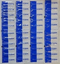 48 Packs Surgilube Lubricating Jelly, 5gram (5g) Foil Packs p/n 0205-45 BB 05/27
