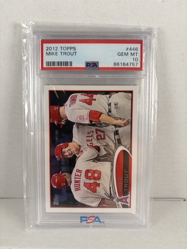 2012 Topps Chrome - Mike Trout #446 Baseball Card PSA 10