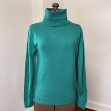 Pendleton 100% Virgin Wool Turtleneck Sweater Women’s M Made in USA Turquoise