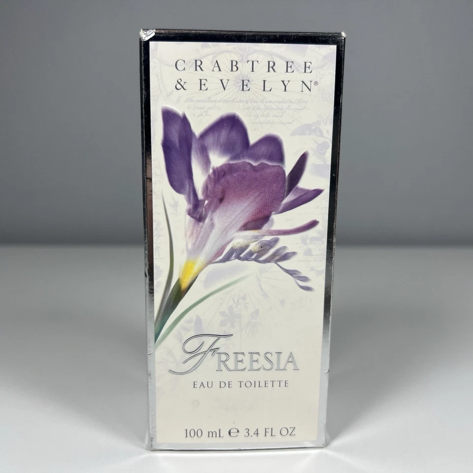 CRABTREE & EVELYN FREESIA EAU DE TOILETTE 3,4 OZ NUEVO EN CAJA DESCONTINUADO RARO Foto 4 de 4