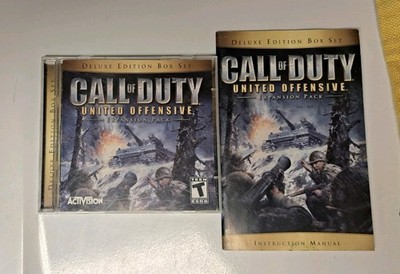 Call of Duty : United Offensive 2 Disc Deluxe Edition with Manual- (PC, 2004)