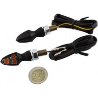 Blinker Jmp Mini 4 Led Mit Brems- Und RüCklicht Rauchglas Schwarz