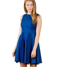 Altar’d State Women Charming Charleston Fit Flare Dress Lace Stretchy Size Med
