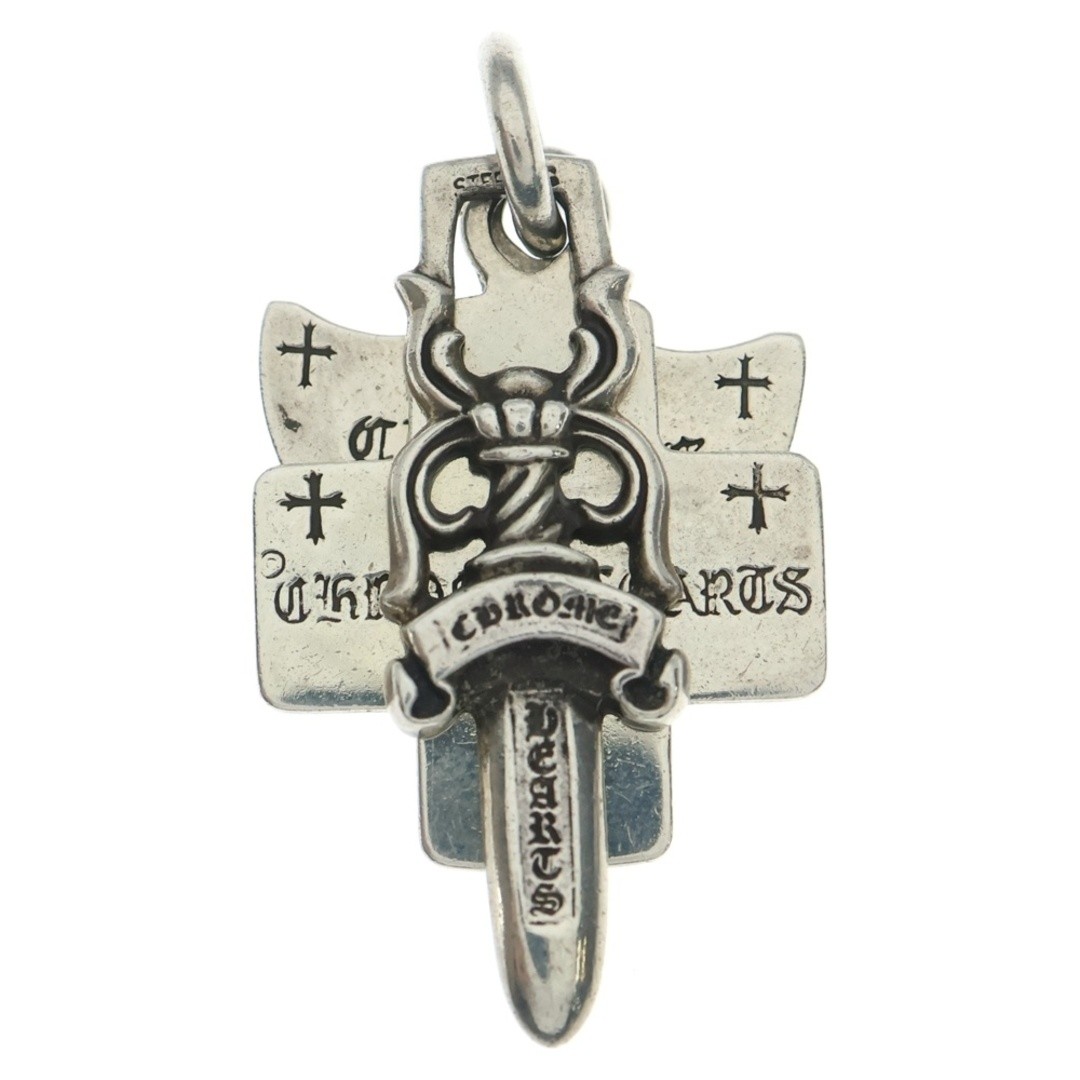 CHROME HEARTS 3 Trinkets Pendant Top Silver BCA202 Used 13e304bc0e99ddff52d01815