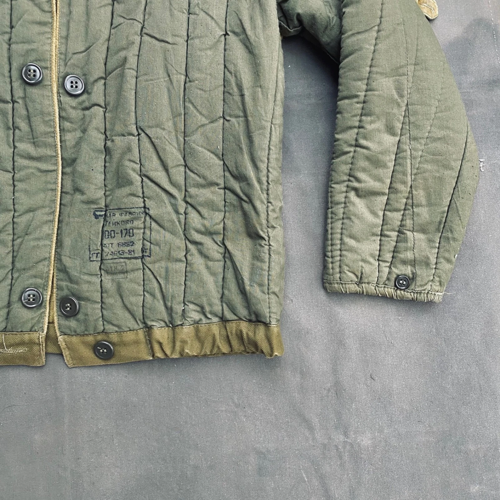 Vintage rare 80s ussr siviet army military tanker winter fufaika jacket  image 16