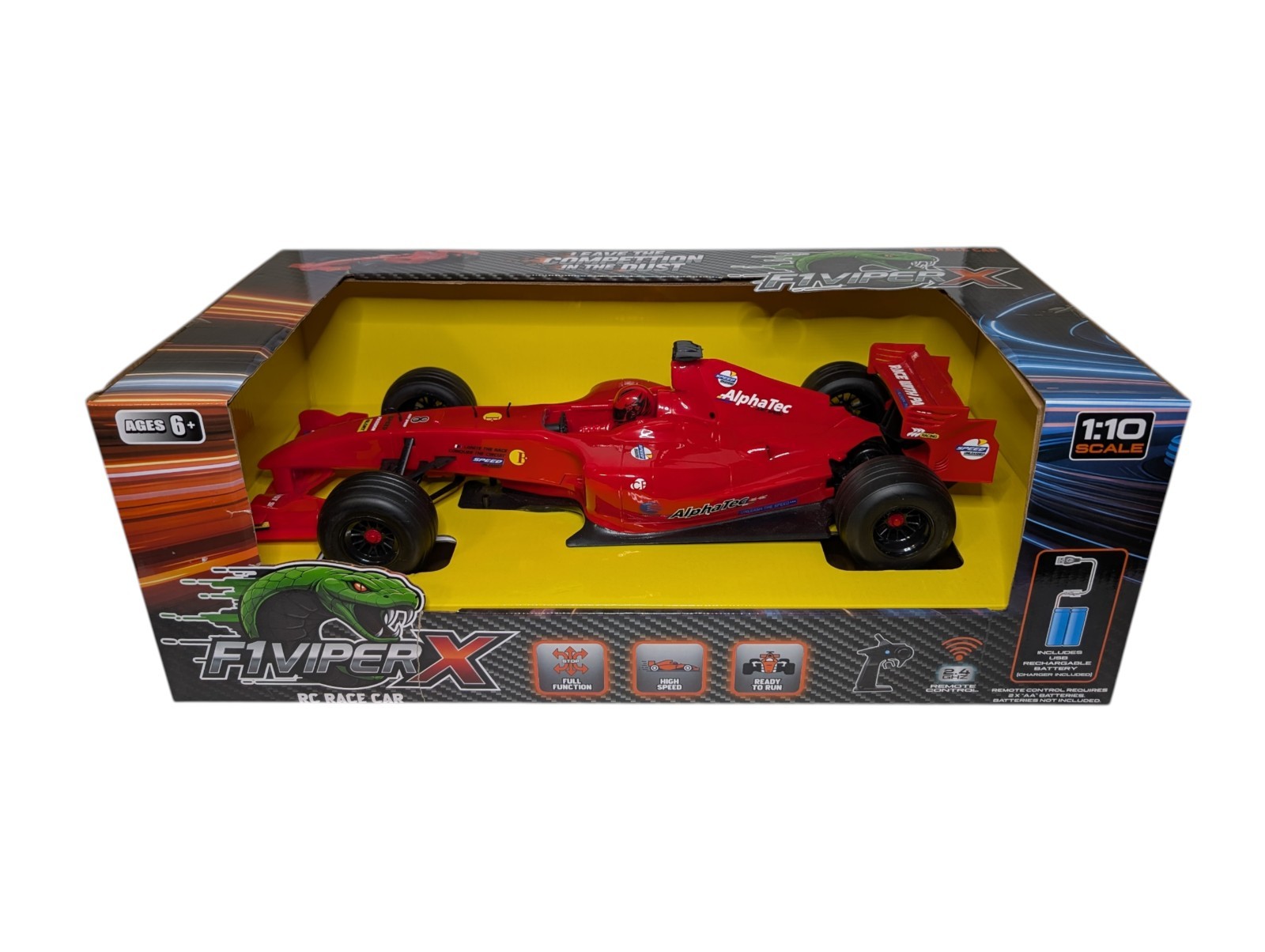 Braha F1 Viper X 1:10 Formula 1 R/C Electric 2WD RTR - NEW