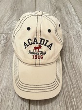 ACADIA National Park Moose Baseball Cap Adjustable Unisex. Tan embroidered.  New