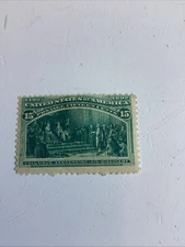 United States #238 MH 15 Cent Columbian
