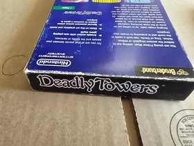 Deadly Towers (Nintendo Entertainment System, NES 1987) Box Manual Game Tested!