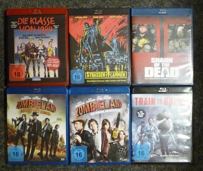 Zombie und co  7 Blu Ray's + 1 DVD  sehr gut