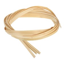 7 Rolls Bamboo Strips for Weaving, 0.39" x 10ft Basket Weaving Supplies Wicke...