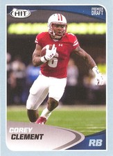 SAGE-HIT SILVER Corey Clement RC EAGLES COWBOYS CARDINALS Wisconsin BADGERS