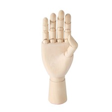 BOLTZE Figur Hand (Farbe Natur, aus Holz, LxBxH: 7 x 5 x 25 cm)